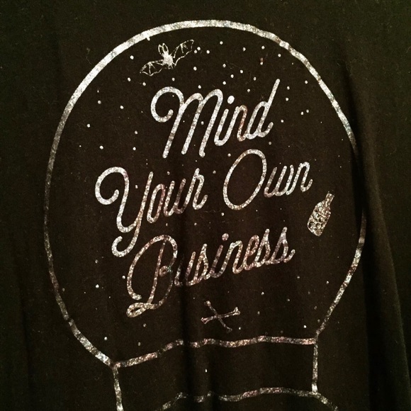SOLD Black Matter Mind Your Own Business Shirt - Picture 3 of 4